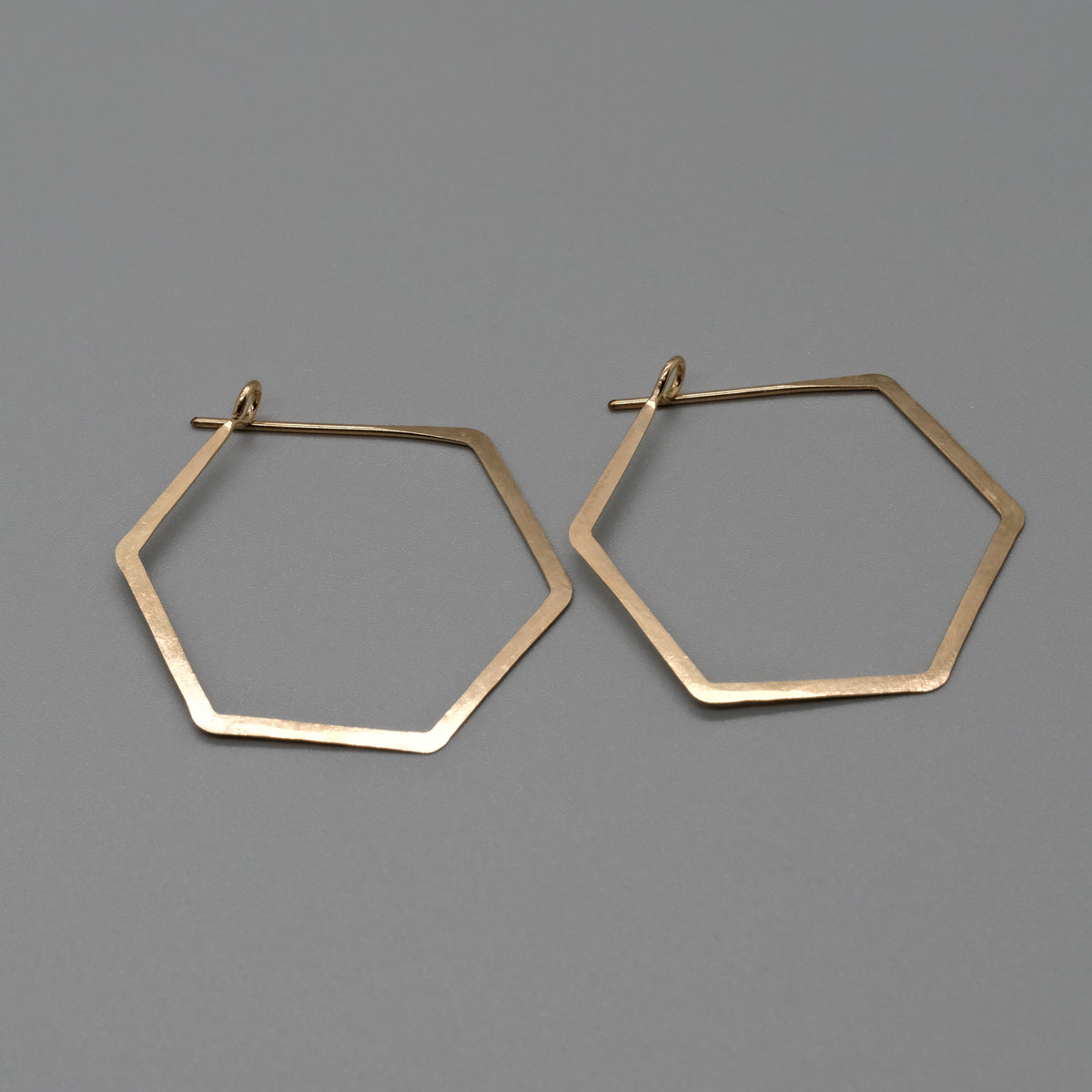 Geo Hex Hoops