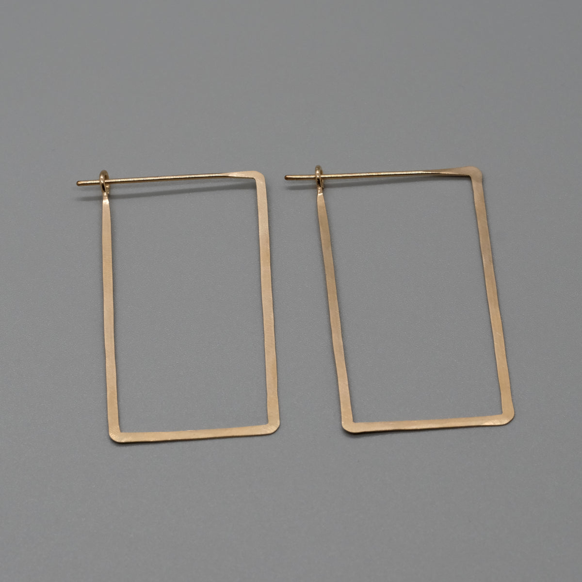 frame hoop earrings