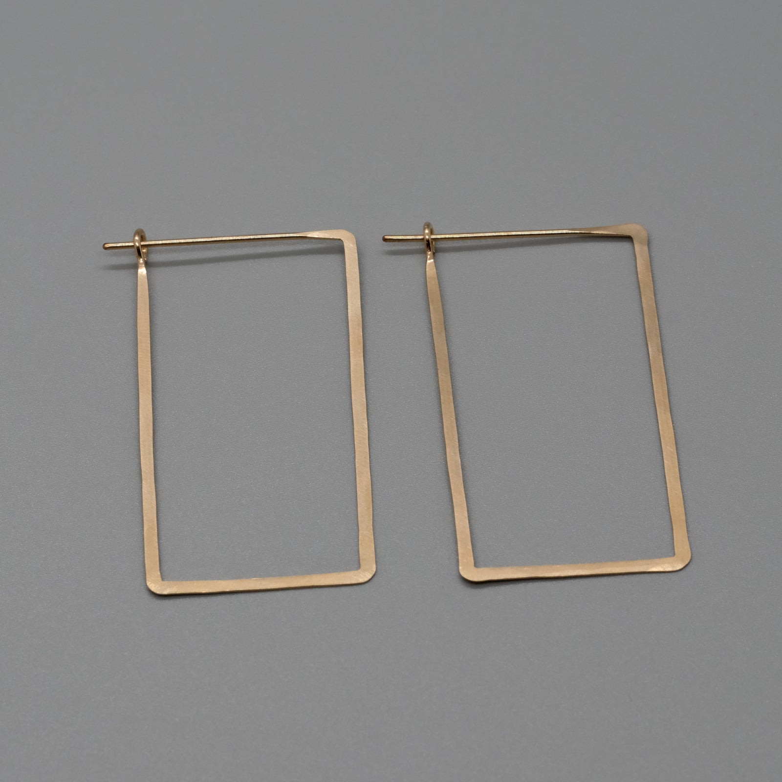 frame hoop earrings