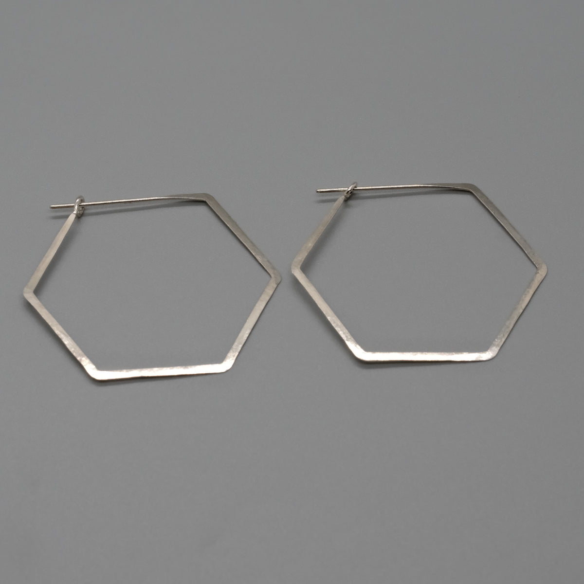 Geo Hex Hoops