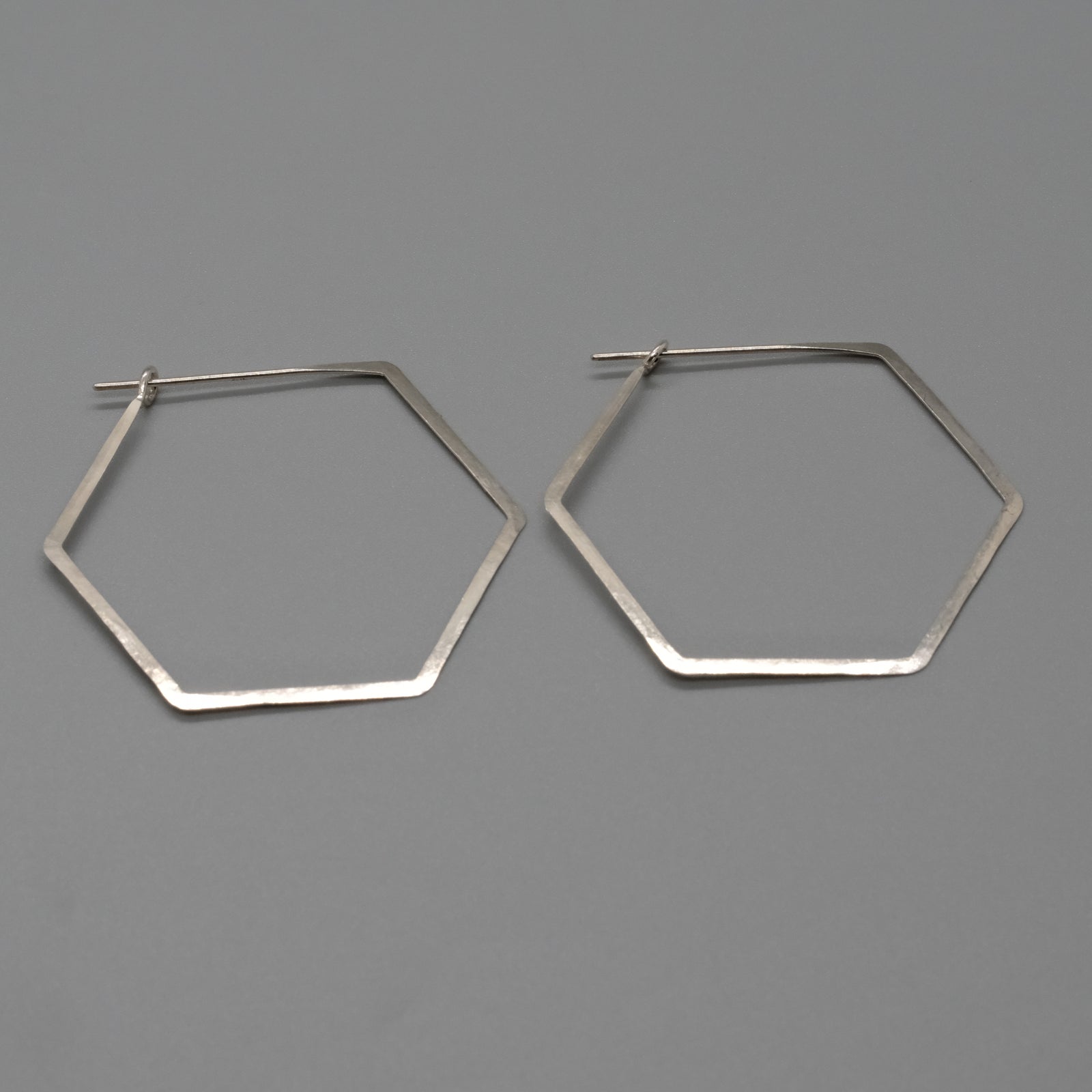 Geo Hex Hoops