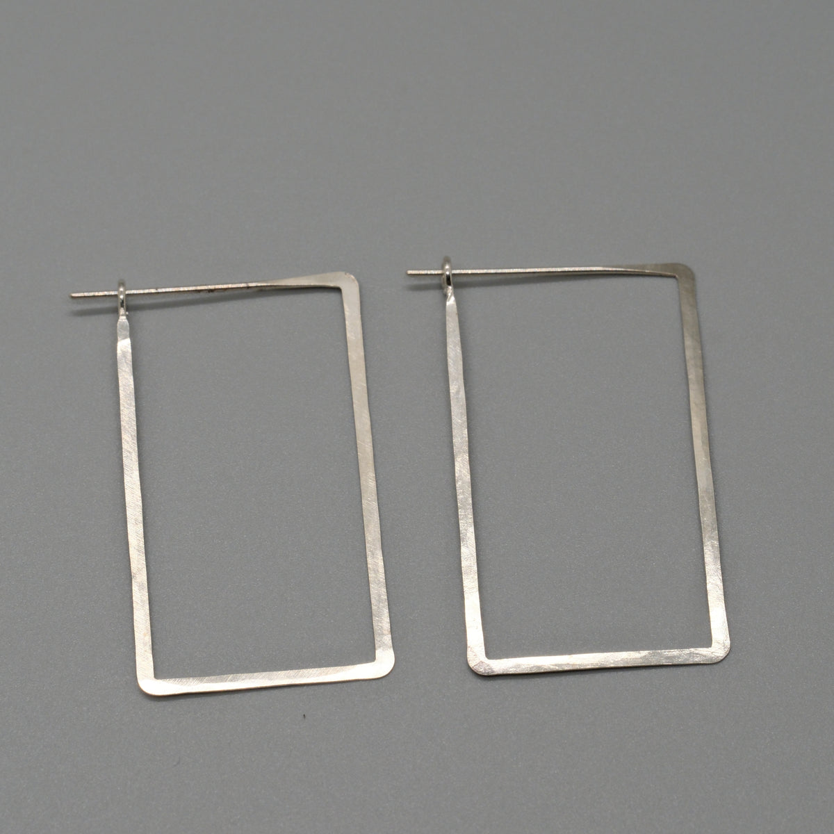 frame hoop earrings
