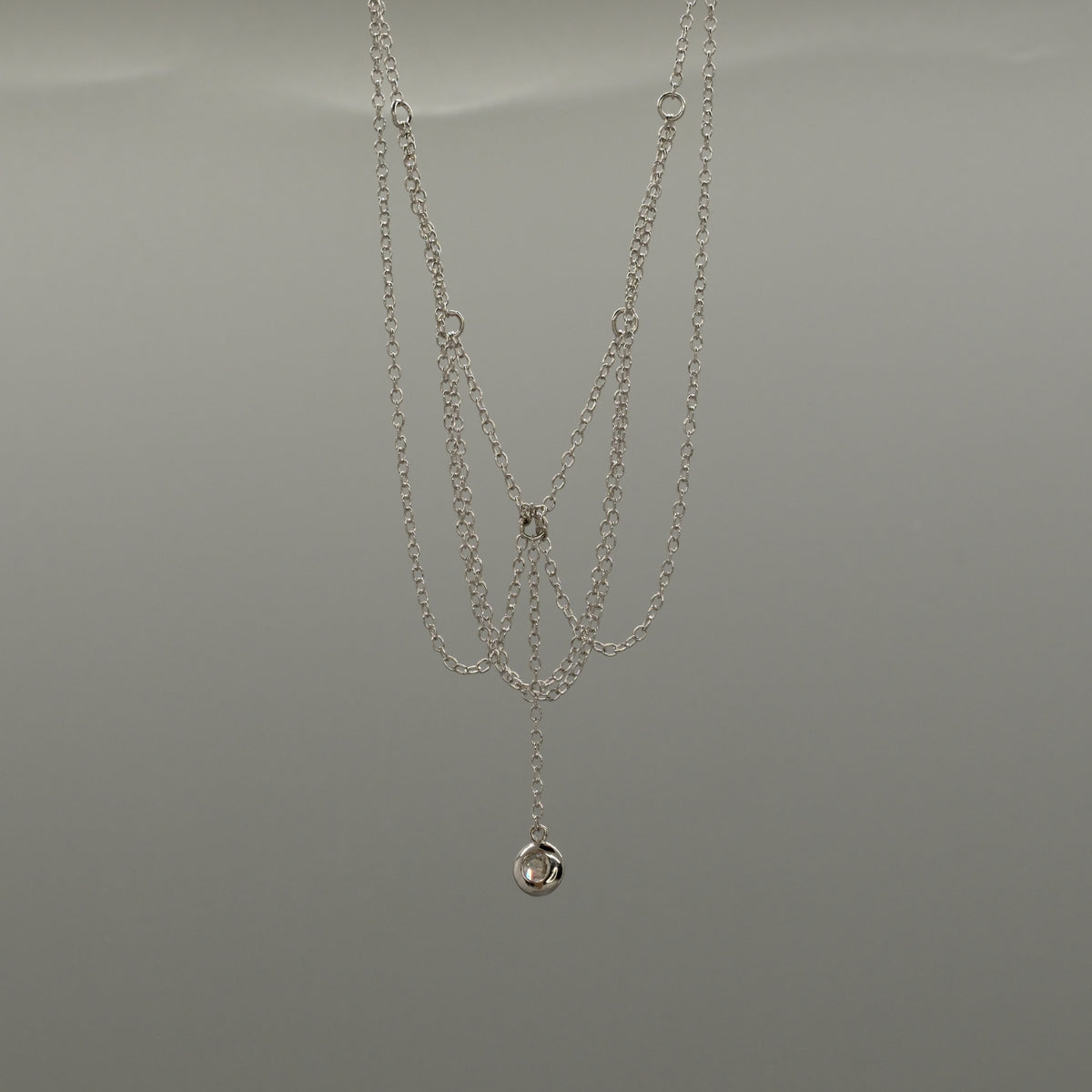 Layered choker necklace