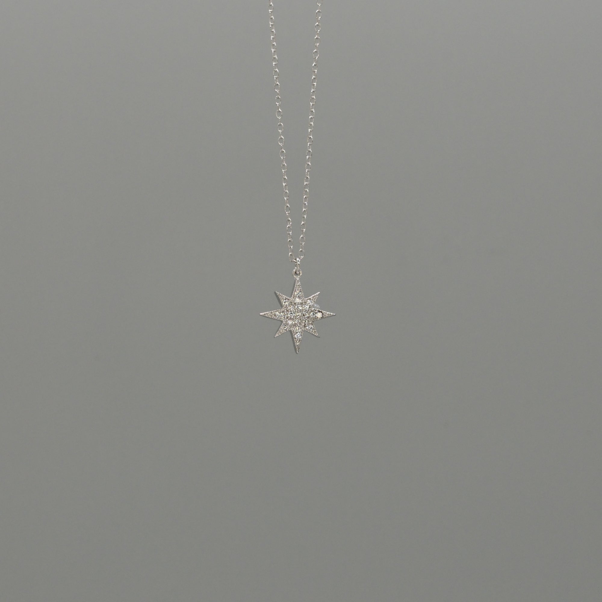 Pave Star Necklace