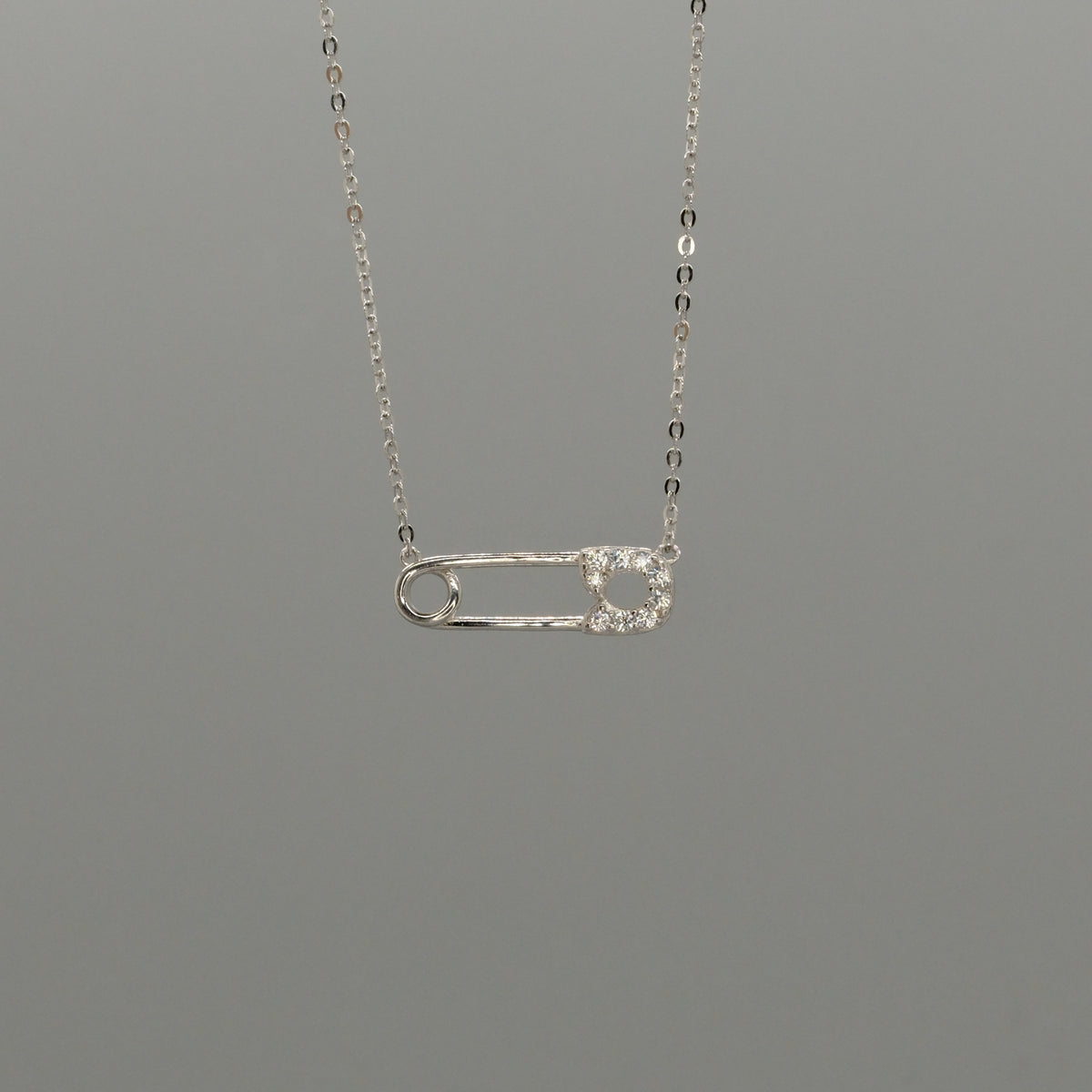 safety pin necklace