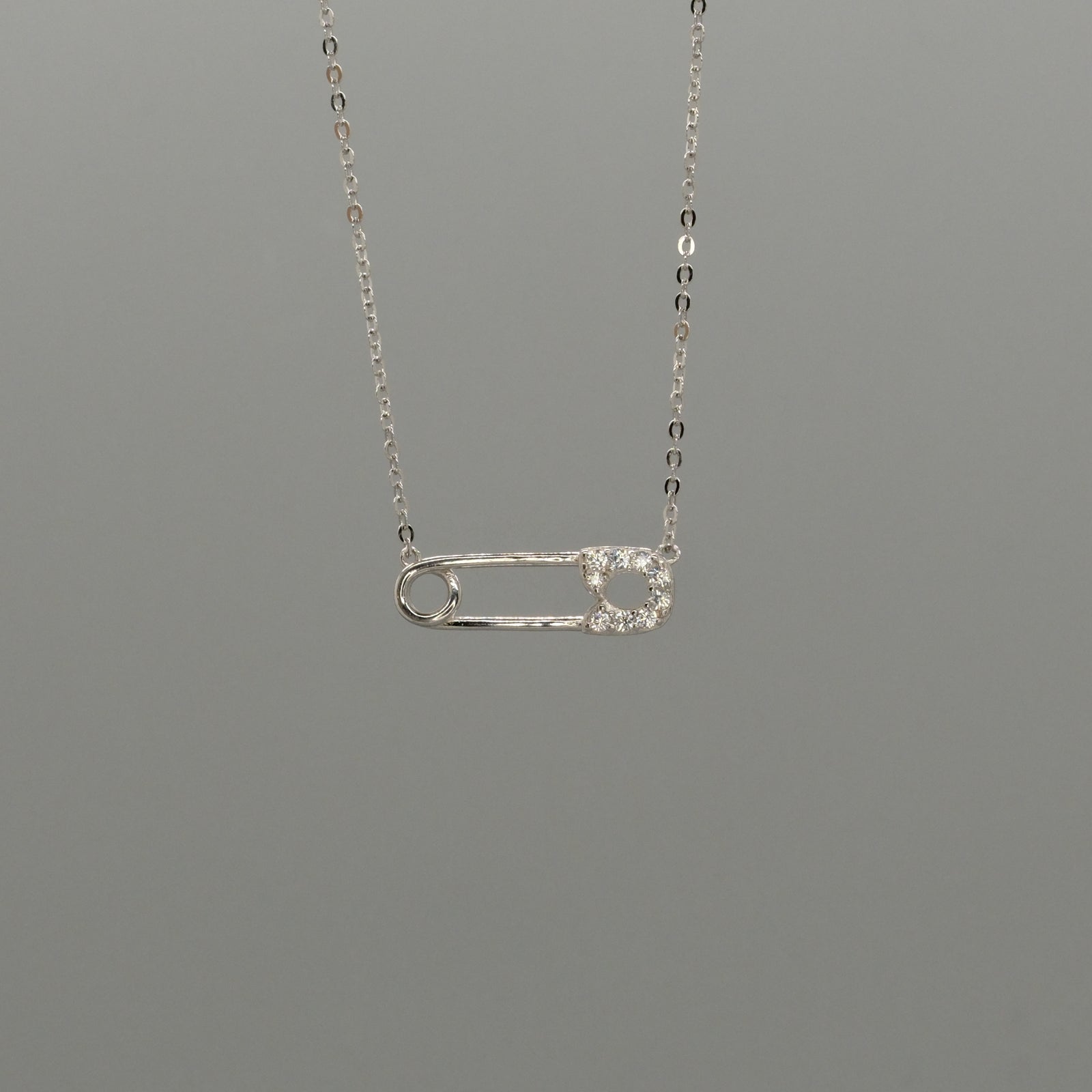 safety pin necklace