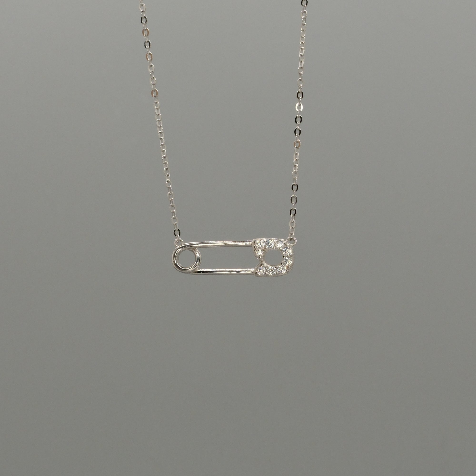 safety pin necklace