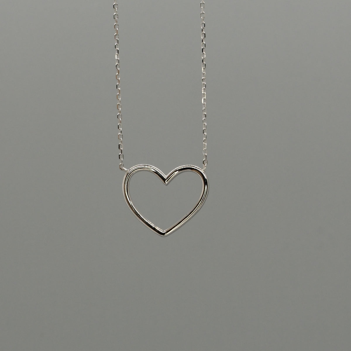 Open heart necklace