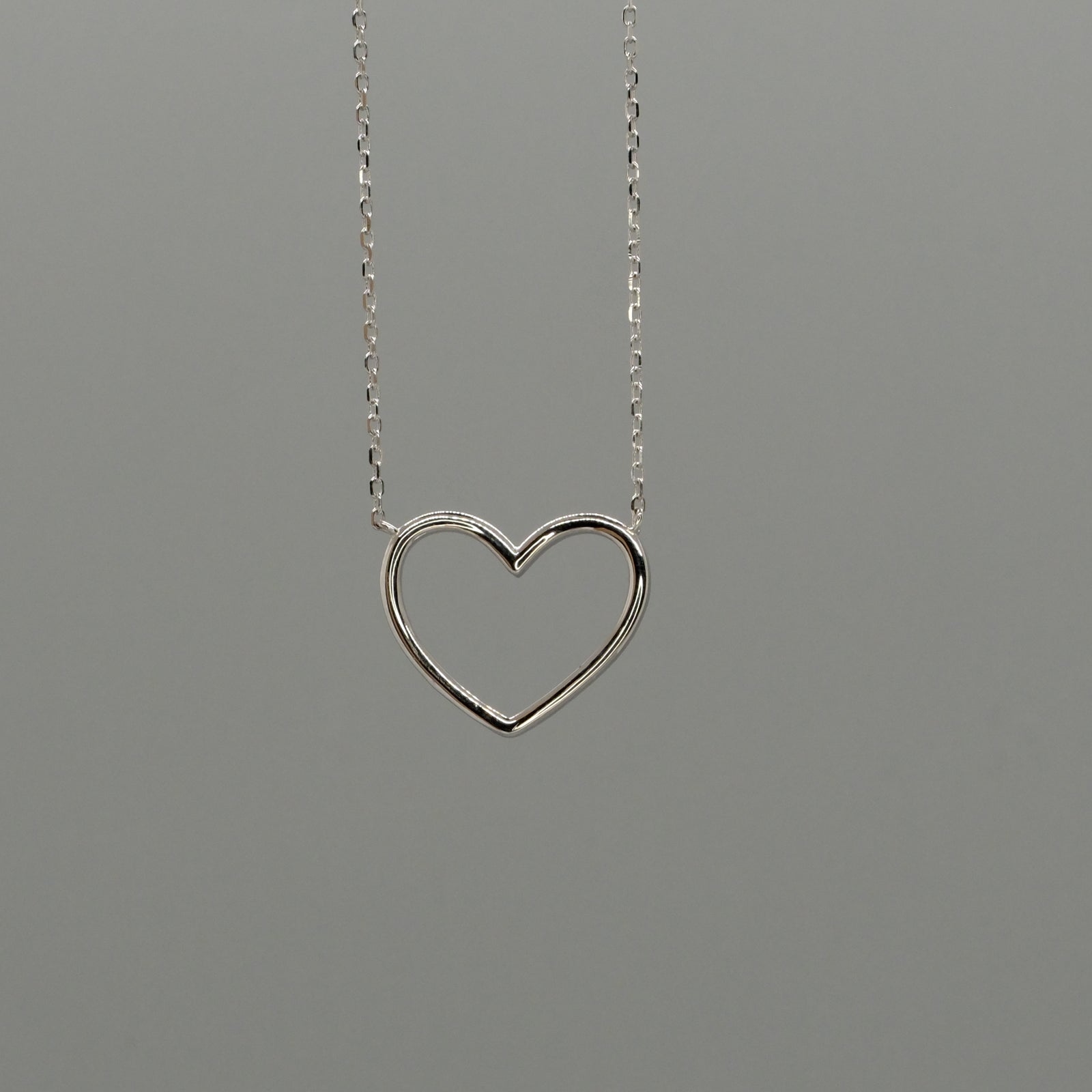 Open heart necklace