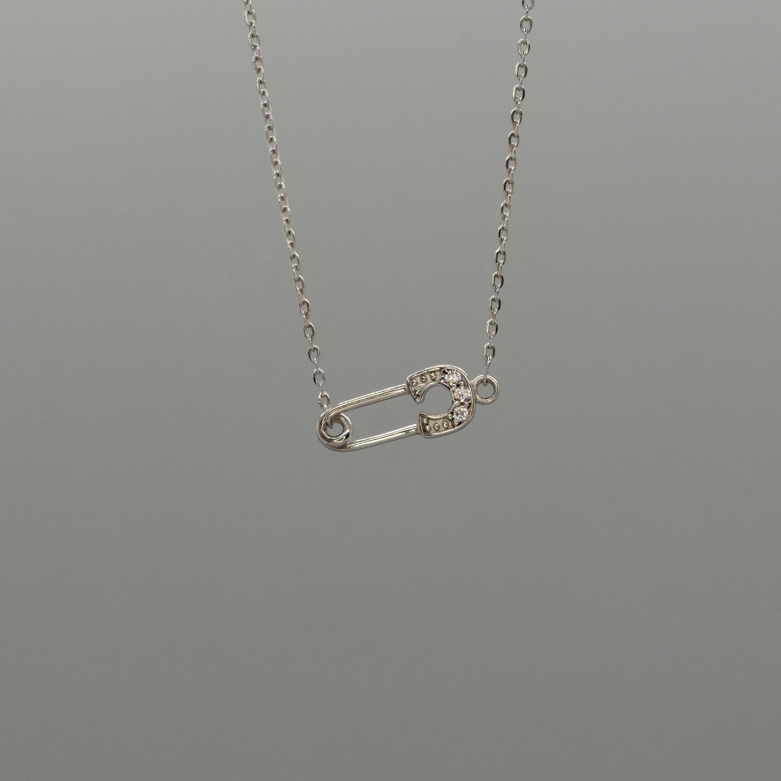 sparkle pin necklace