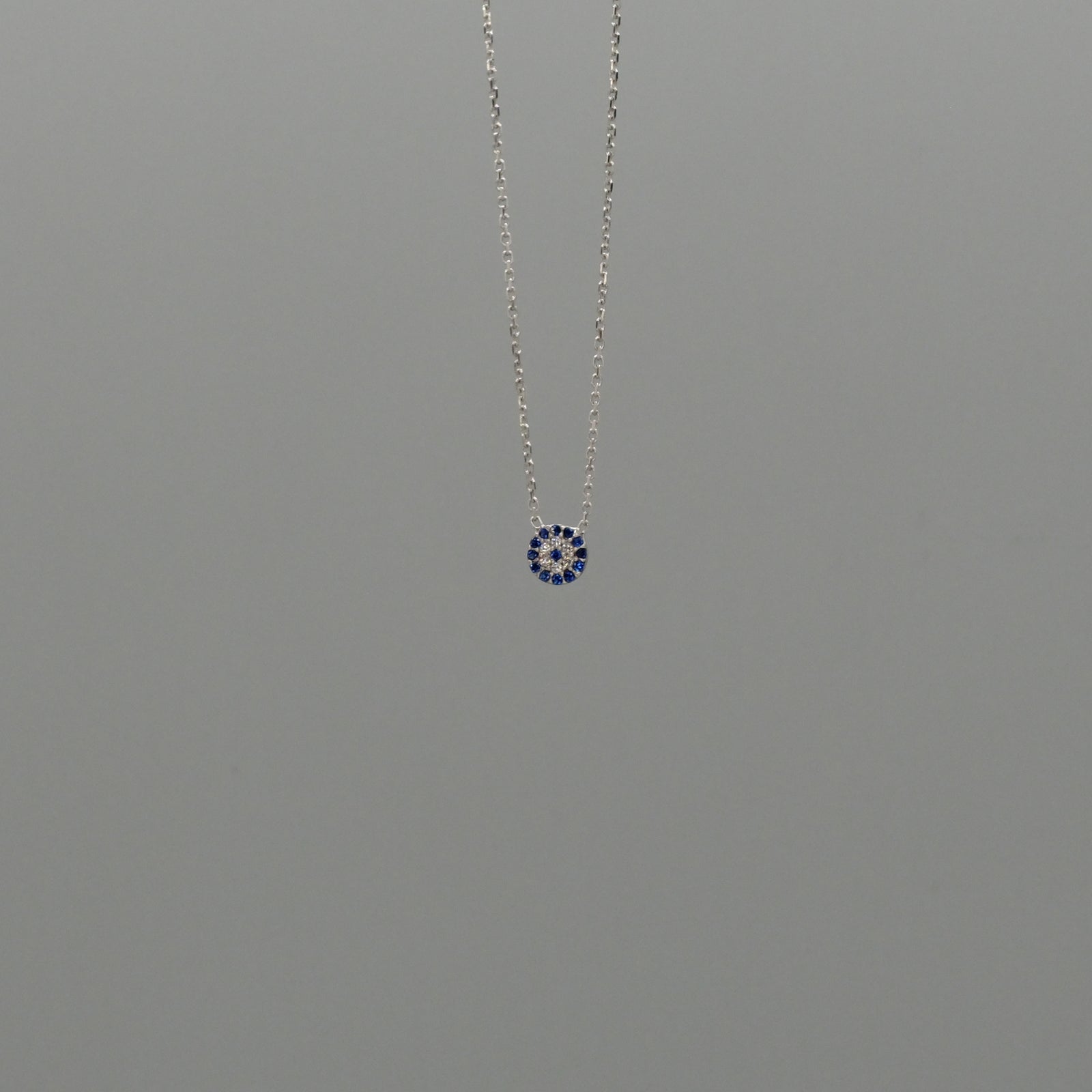 mini evil eye necklace