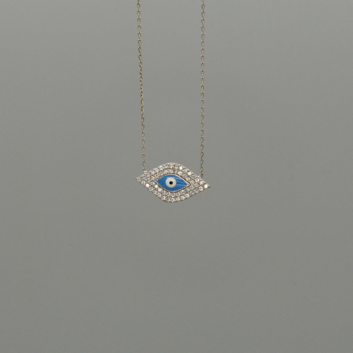 Large Evil eye necklace