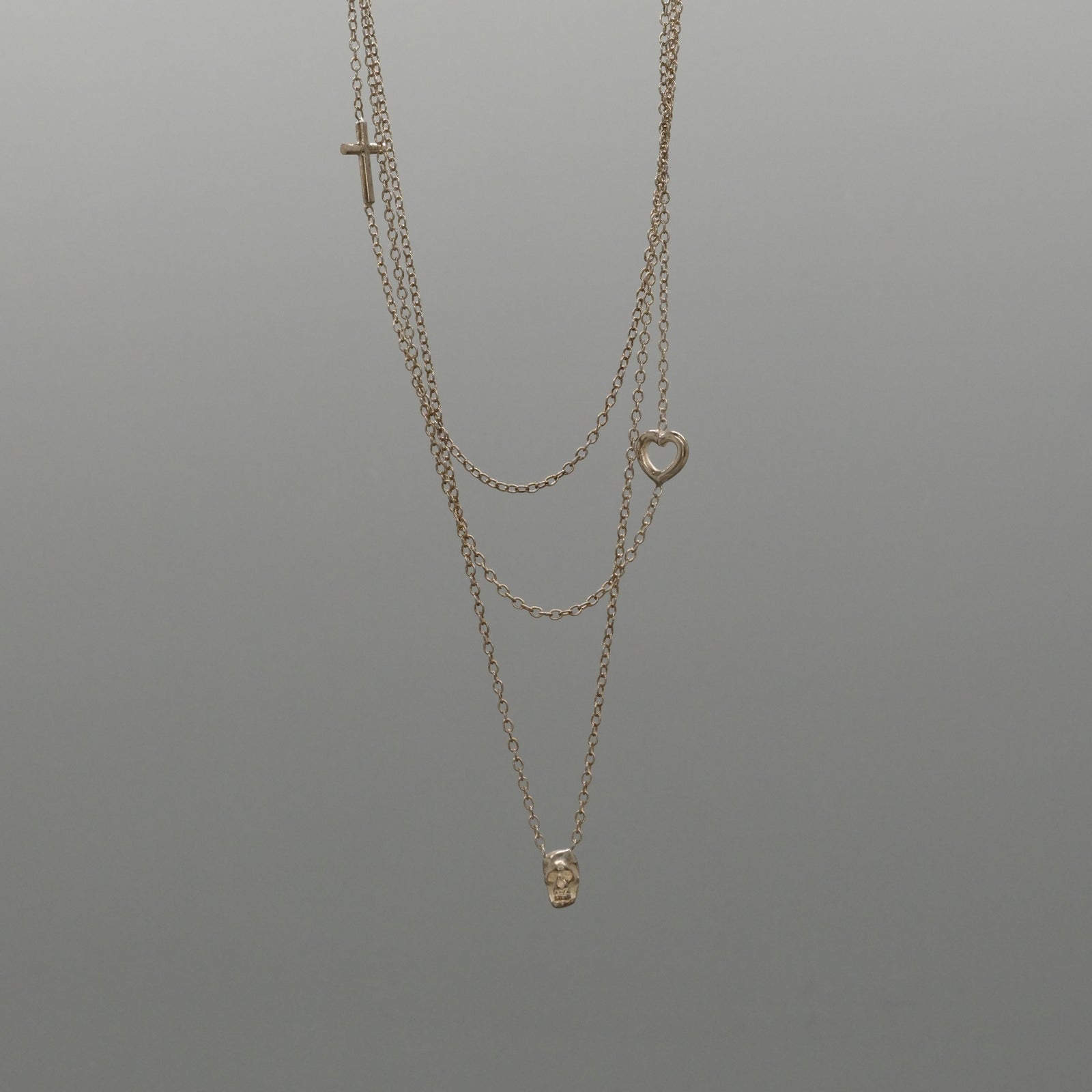 Trio Spirit Charm Necklace