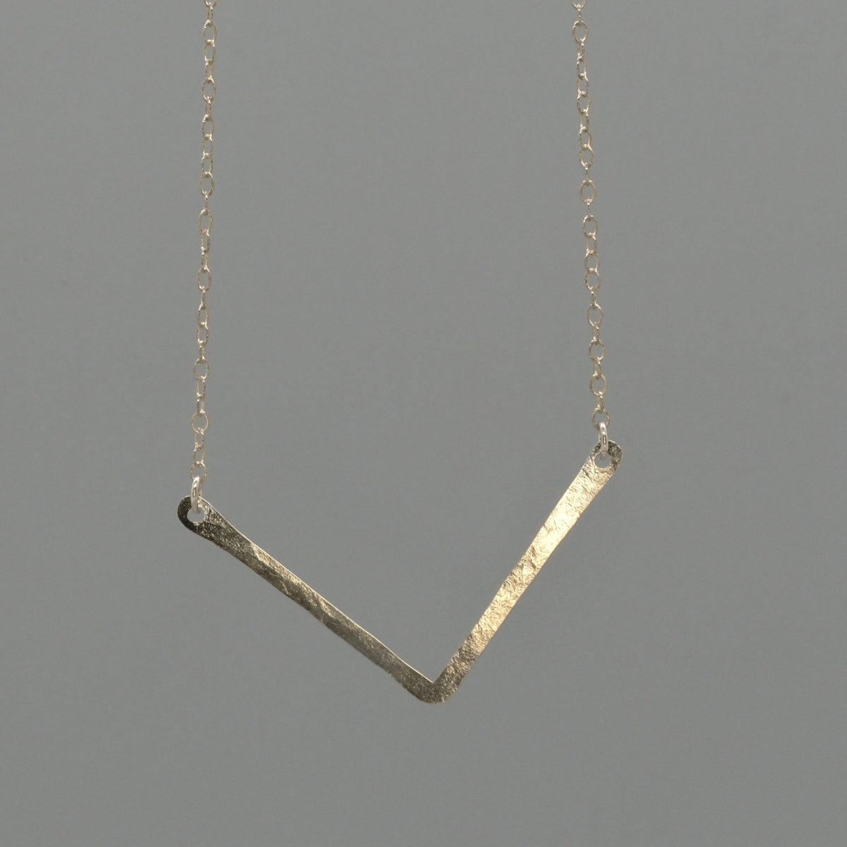 small chevron necklace
