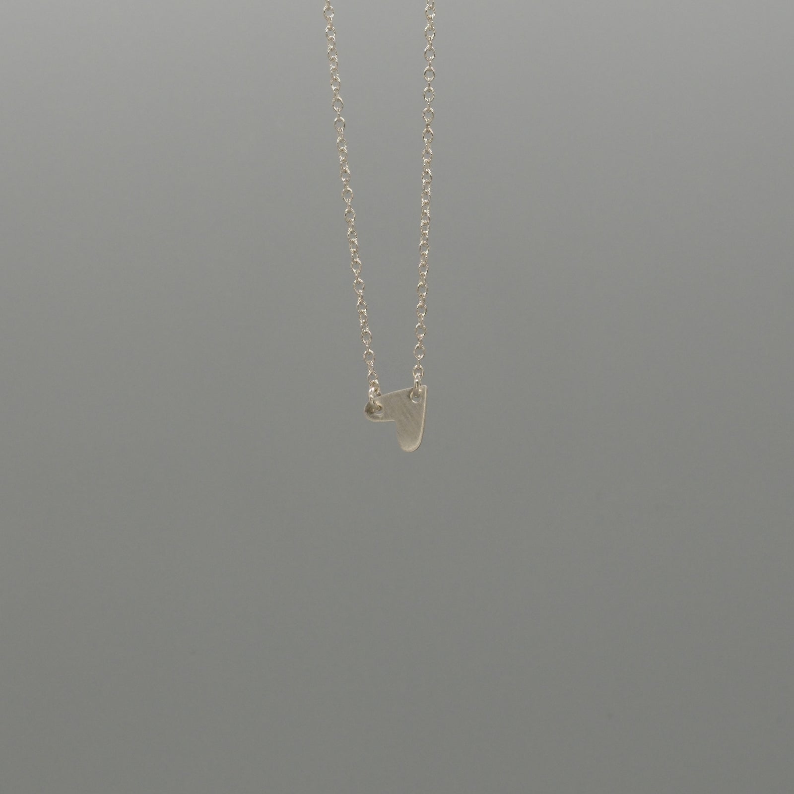 sideway heart necklace