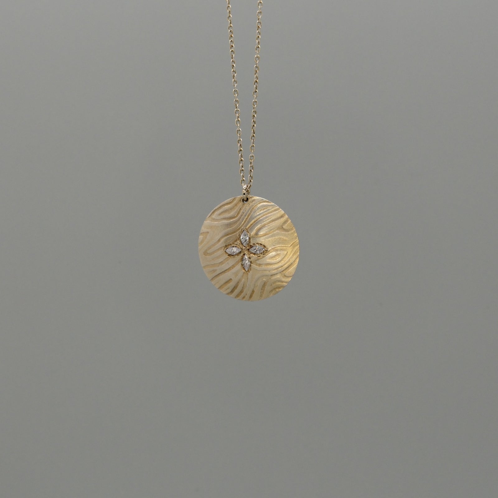 bloom medallion necklace