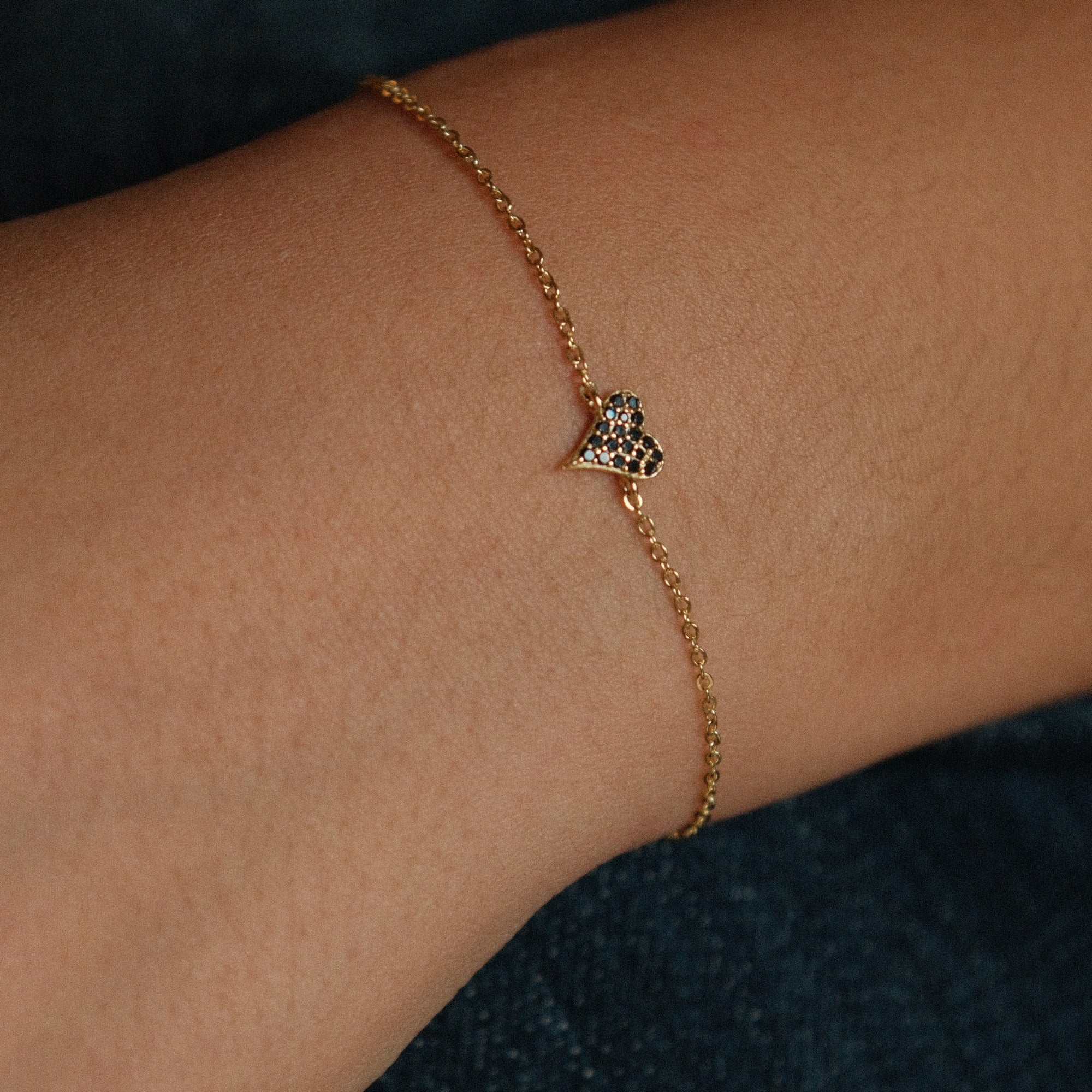 twinkle heart bracelet