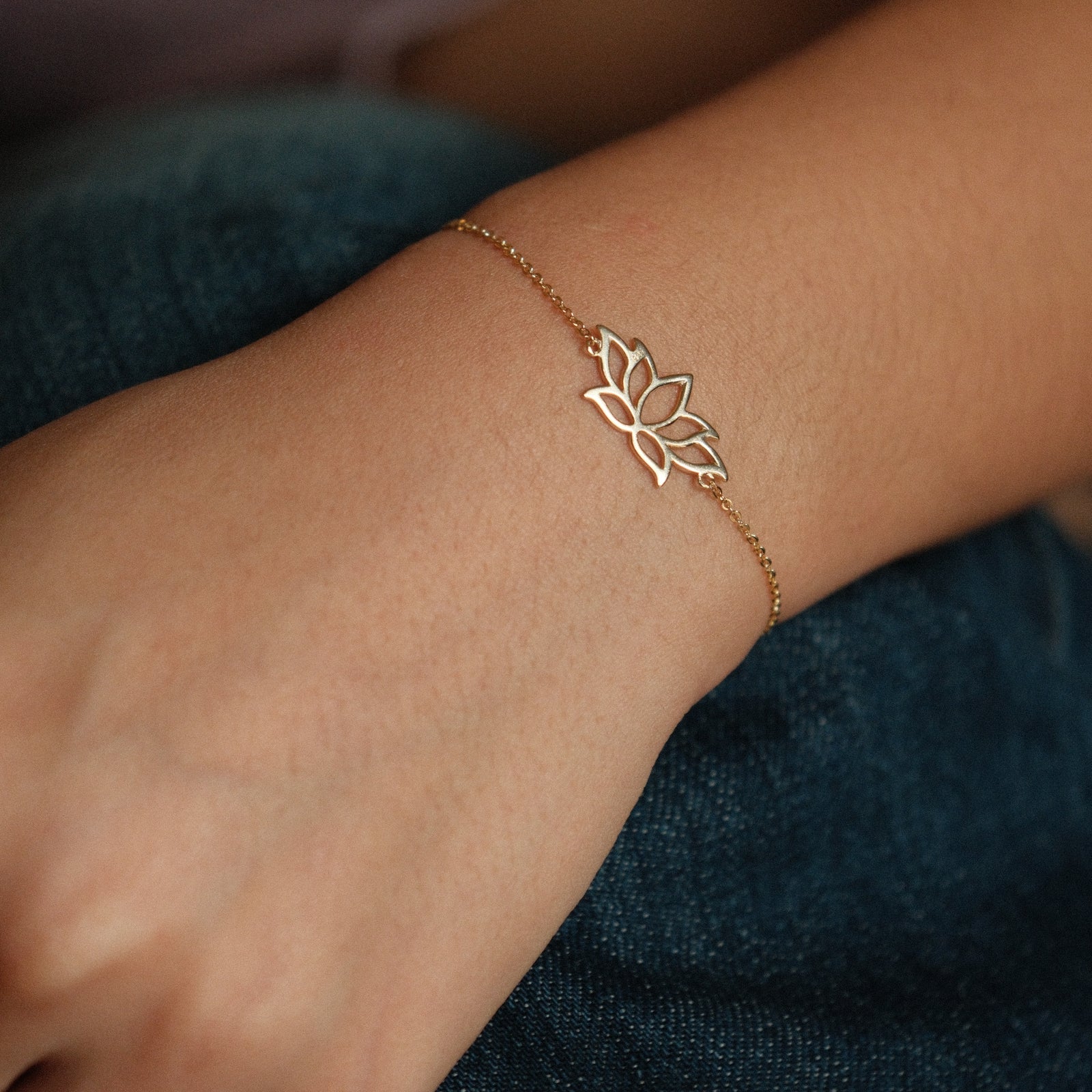Lotus bracelet