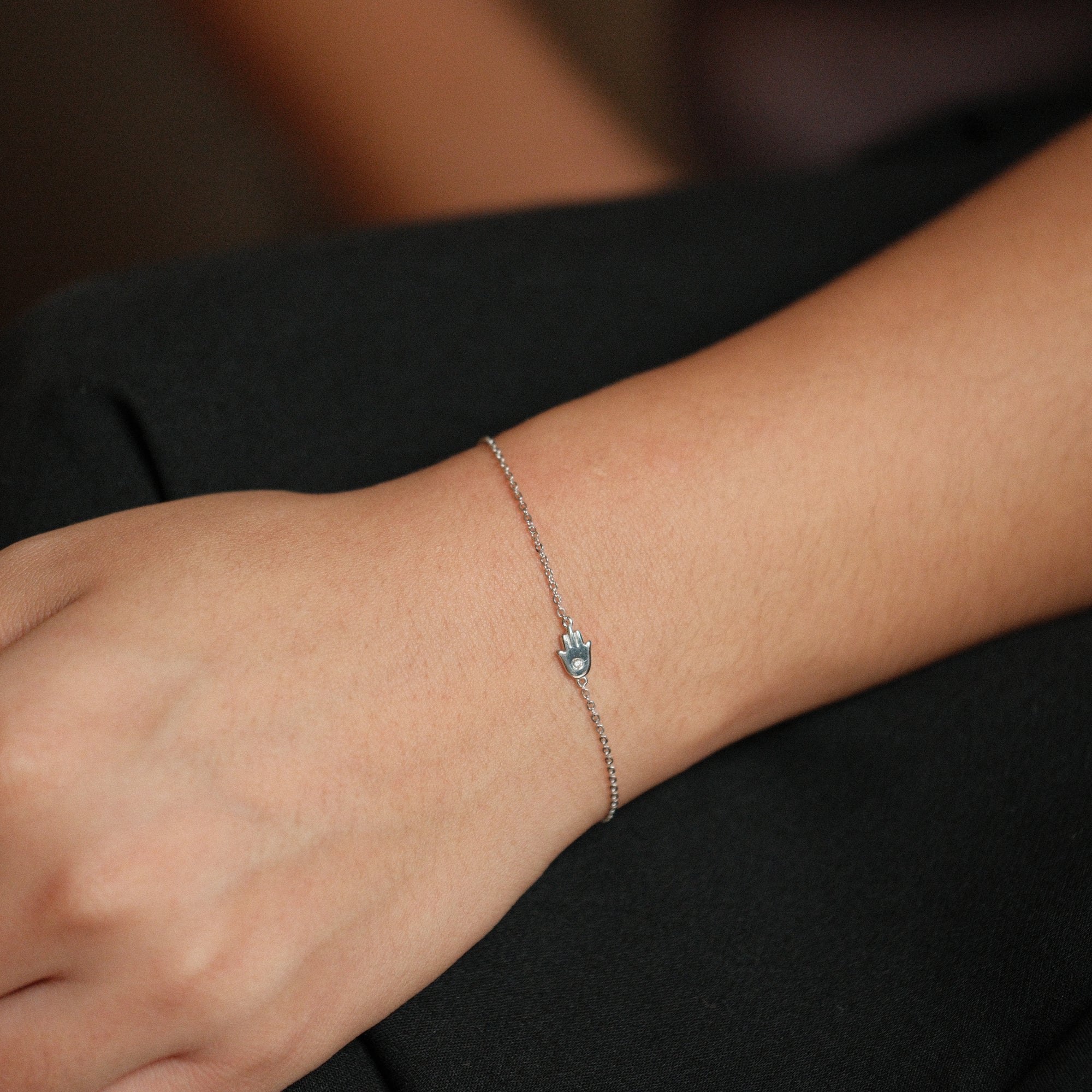 mini hamsa bracelet