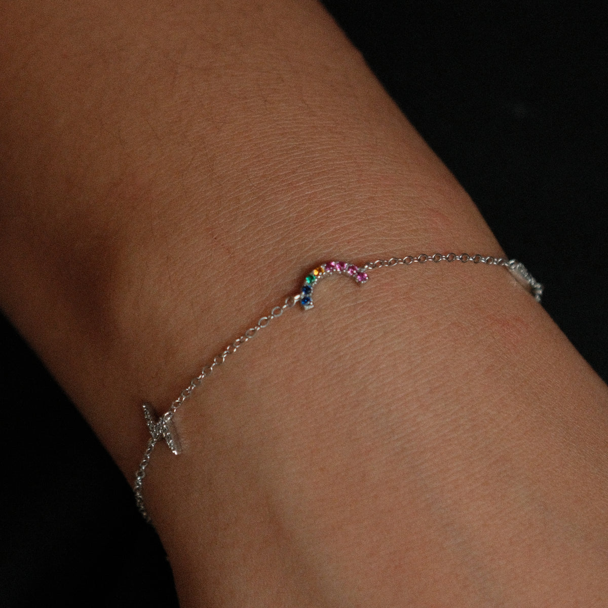Silver Starlight Chain Bracelet