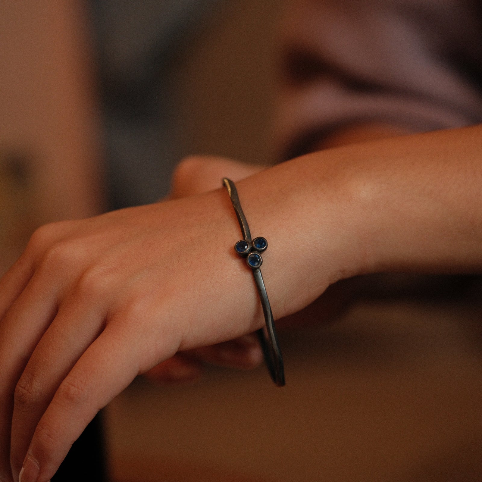 Midnight Sapphire bangle