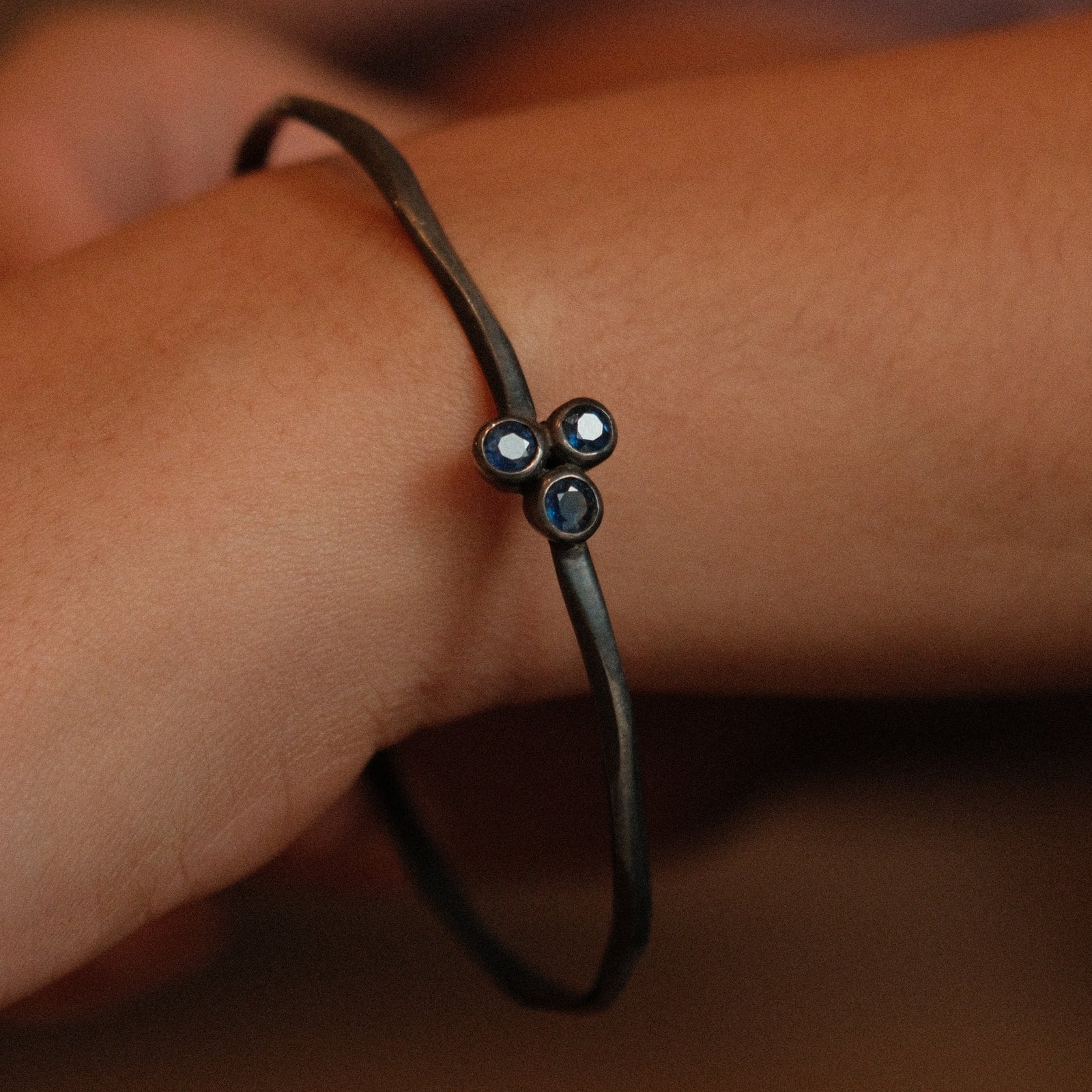 Midnight Sapphire bangle