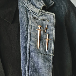 Dagger Lapel Pins