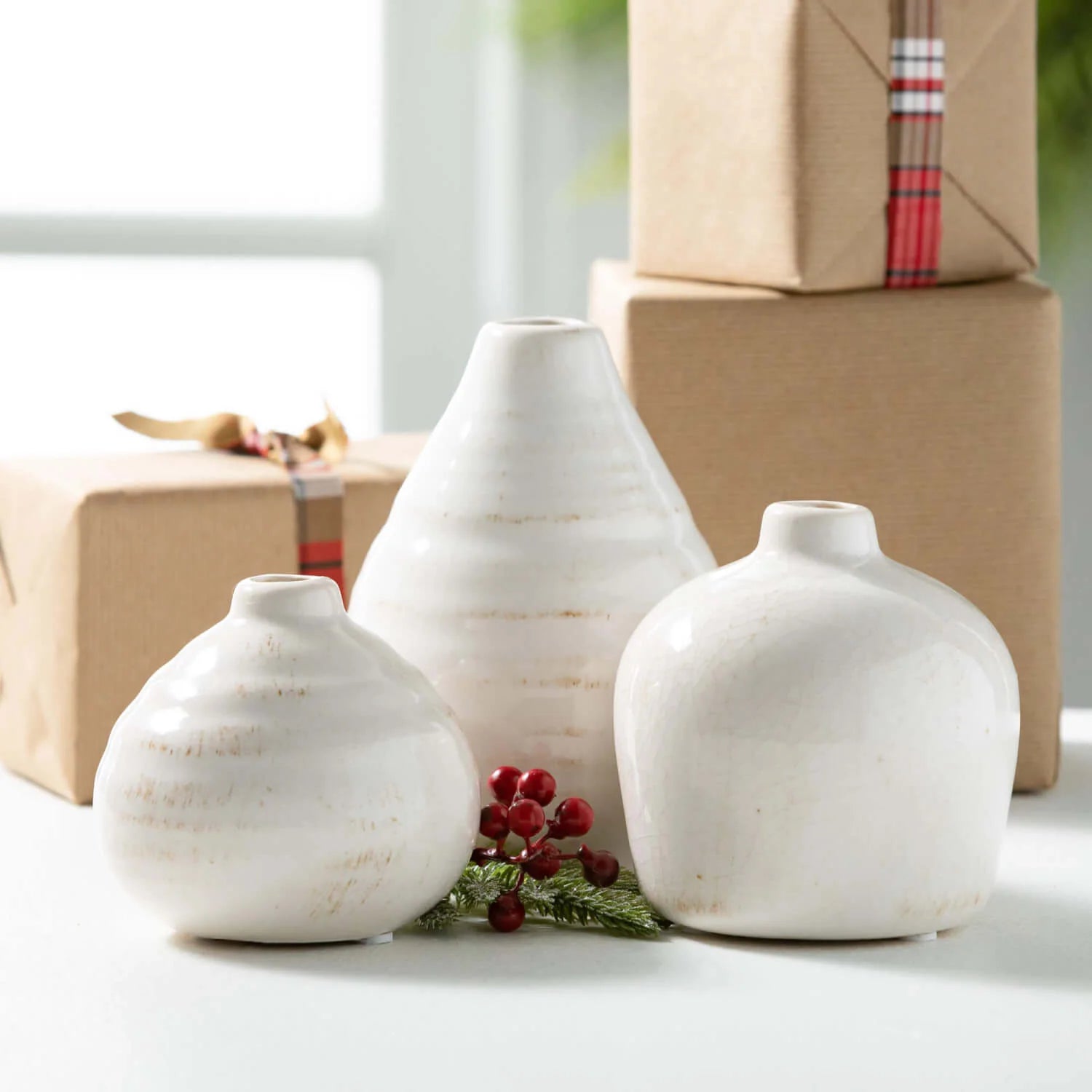 White Ceramic Vase