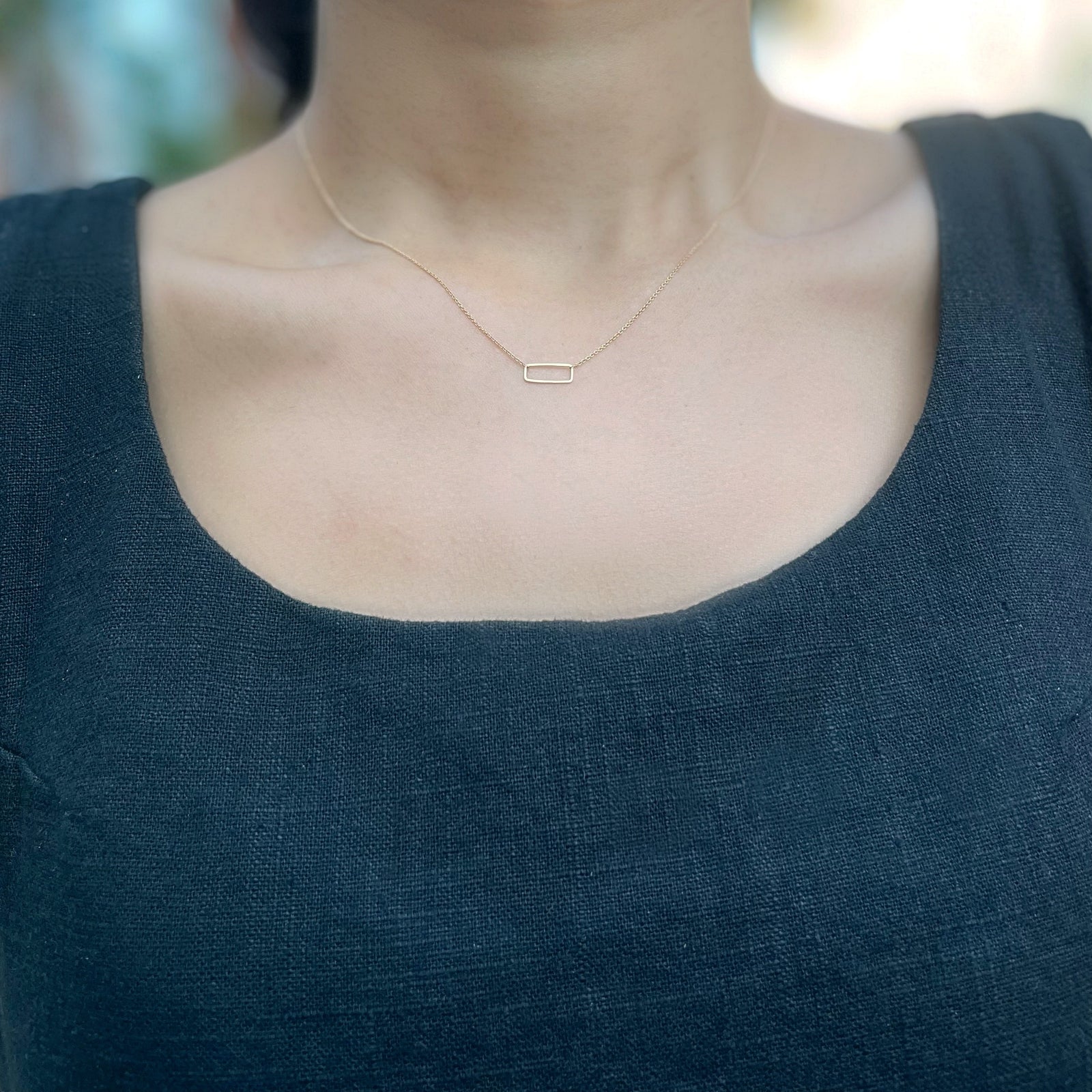 Mini Rectangle necklace