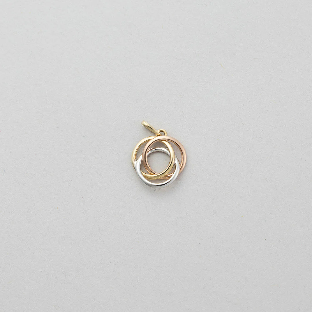 triple circle charm (S)
