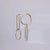 Mirror link earrings