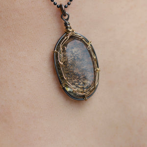Misha - Dendritic Quartz necklace