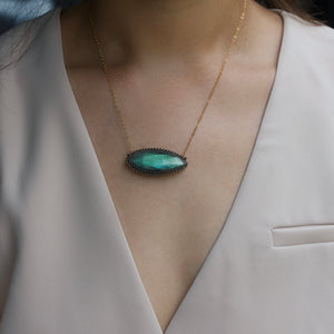 Misha - Large Labradorite necklace