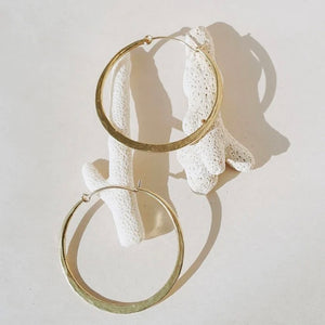 Satomi studio - Luna hoop earrings