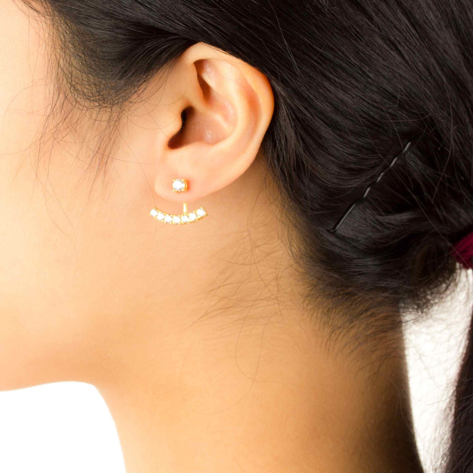 Eight Cz Ear Jackets