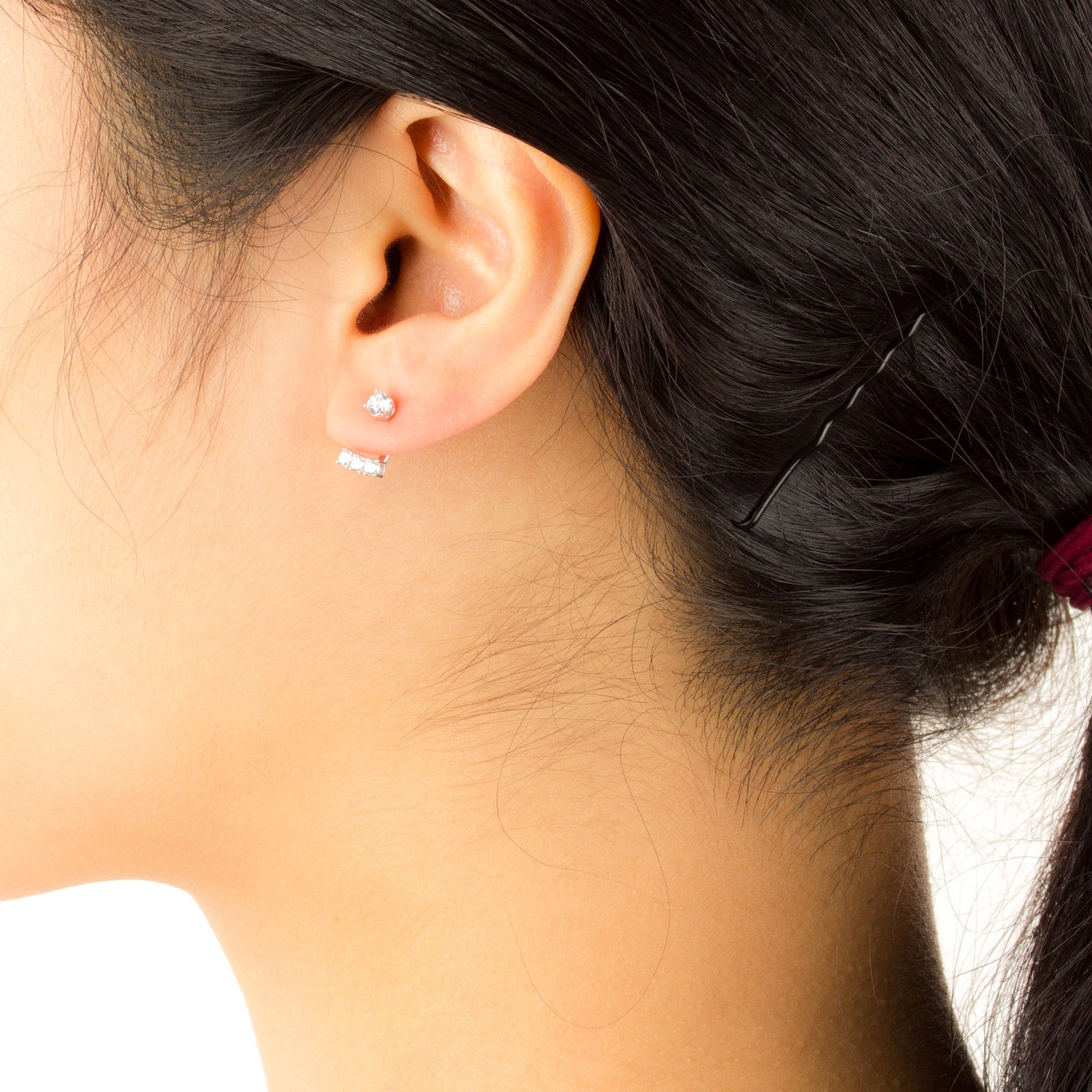 Four CZ Ear Jacket
