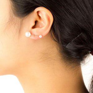 NSC - Double Pearl Stud Earrings