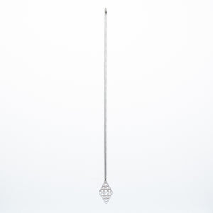 Molly M - Rhodium rhombus