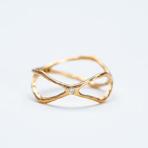 Lio + Linn - Sanctuary Ring with Diamond
