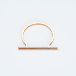 Mute Object - Plain Horizontal Bar Ring