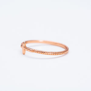NSC - Plain Sideway Cross Ring