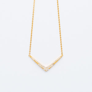 NSC - Pave Chevron Necklace