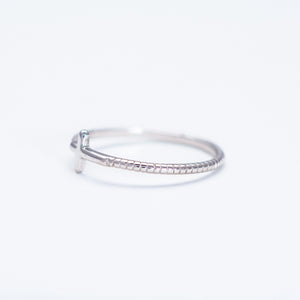 NSC - Plain Sideway Cross Ring