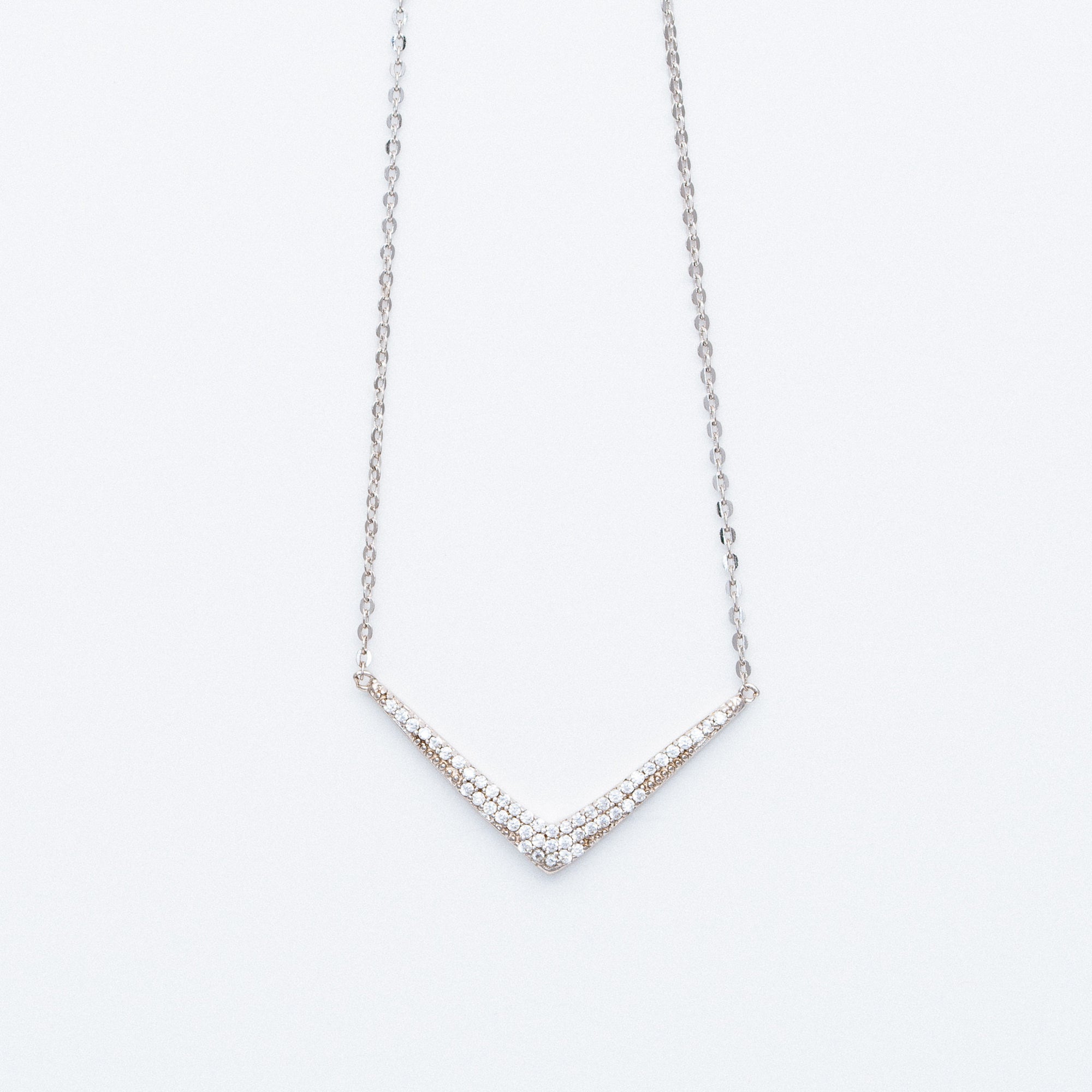 NSC - Pave Chevron Necklace