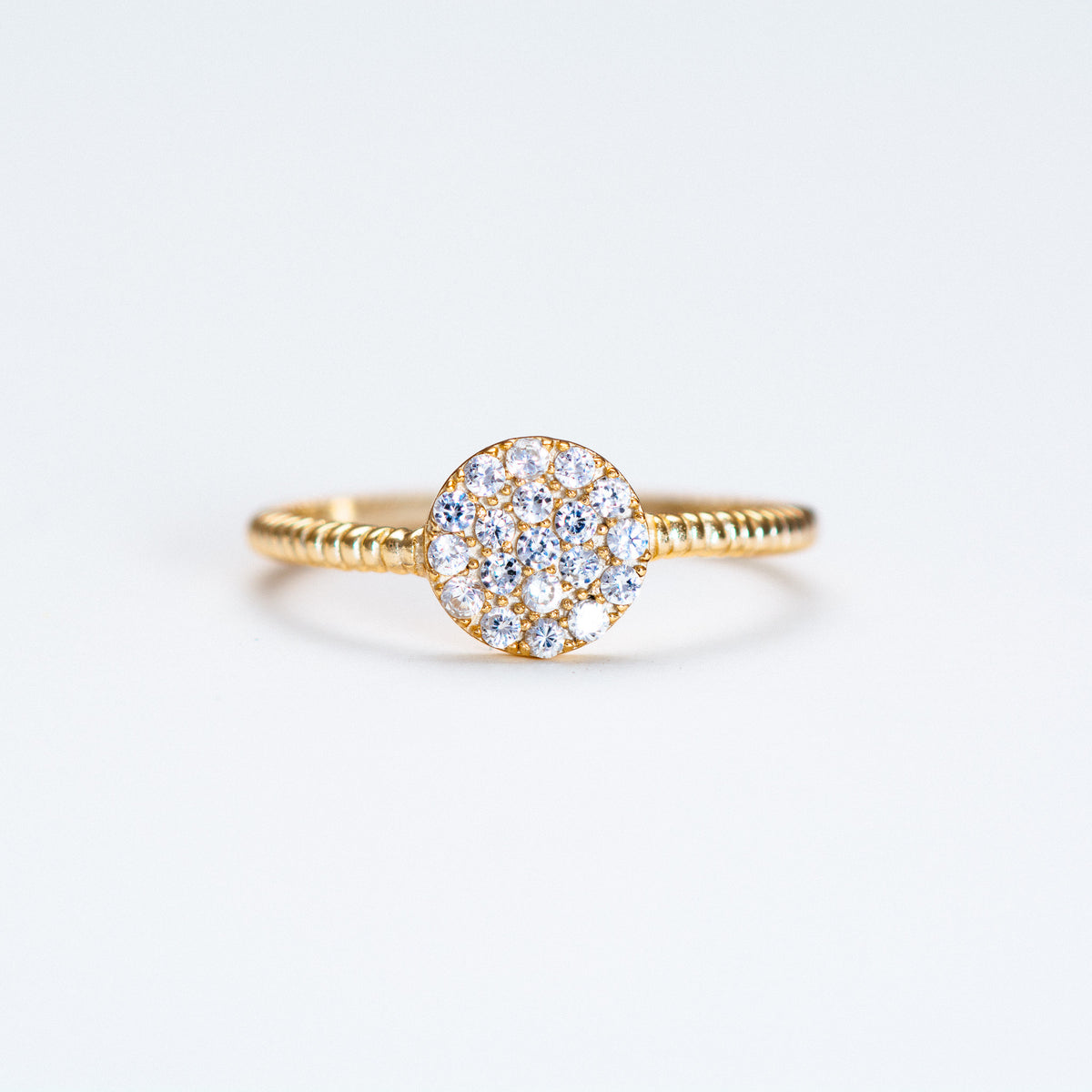 Round Pave Ring