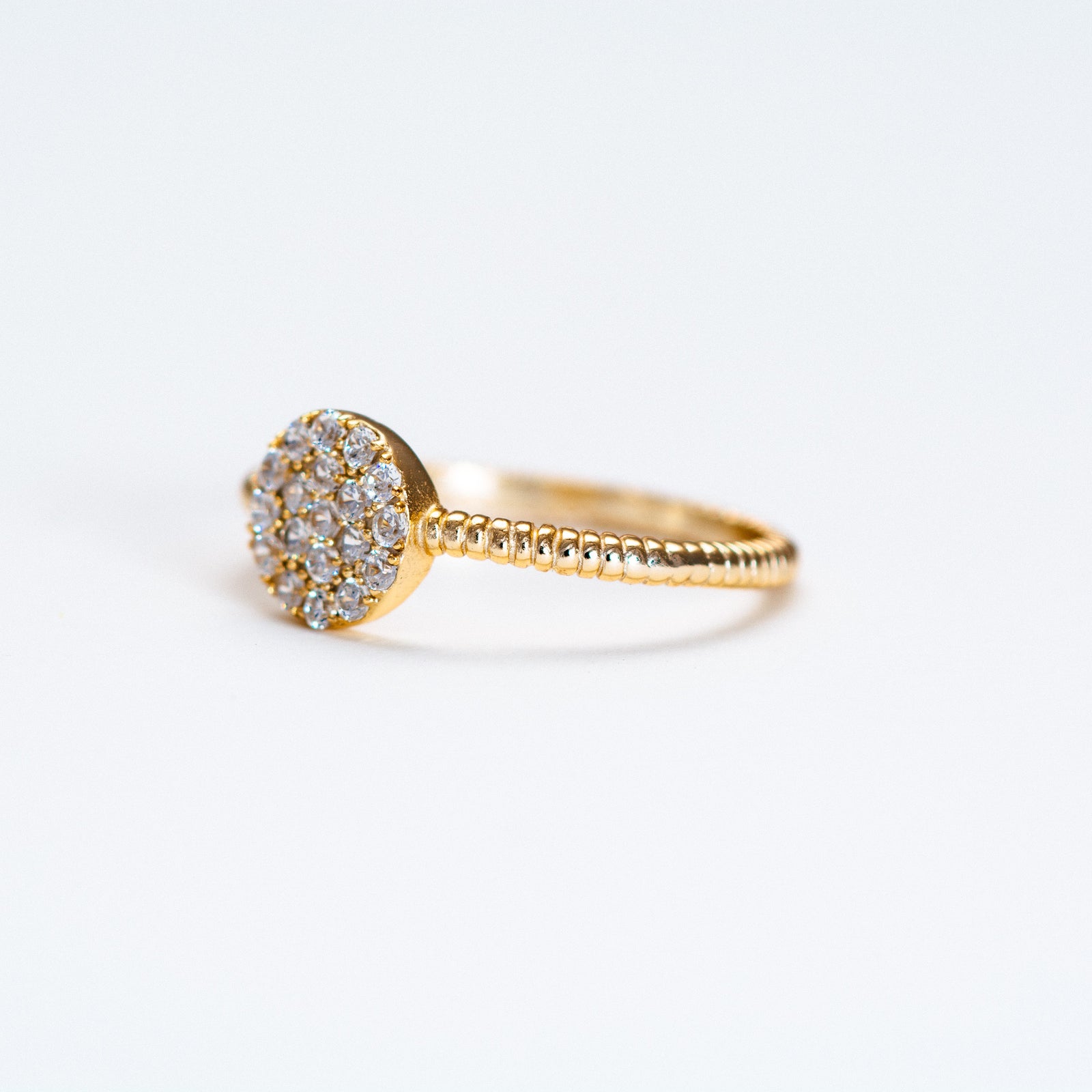 Round Pave Ring