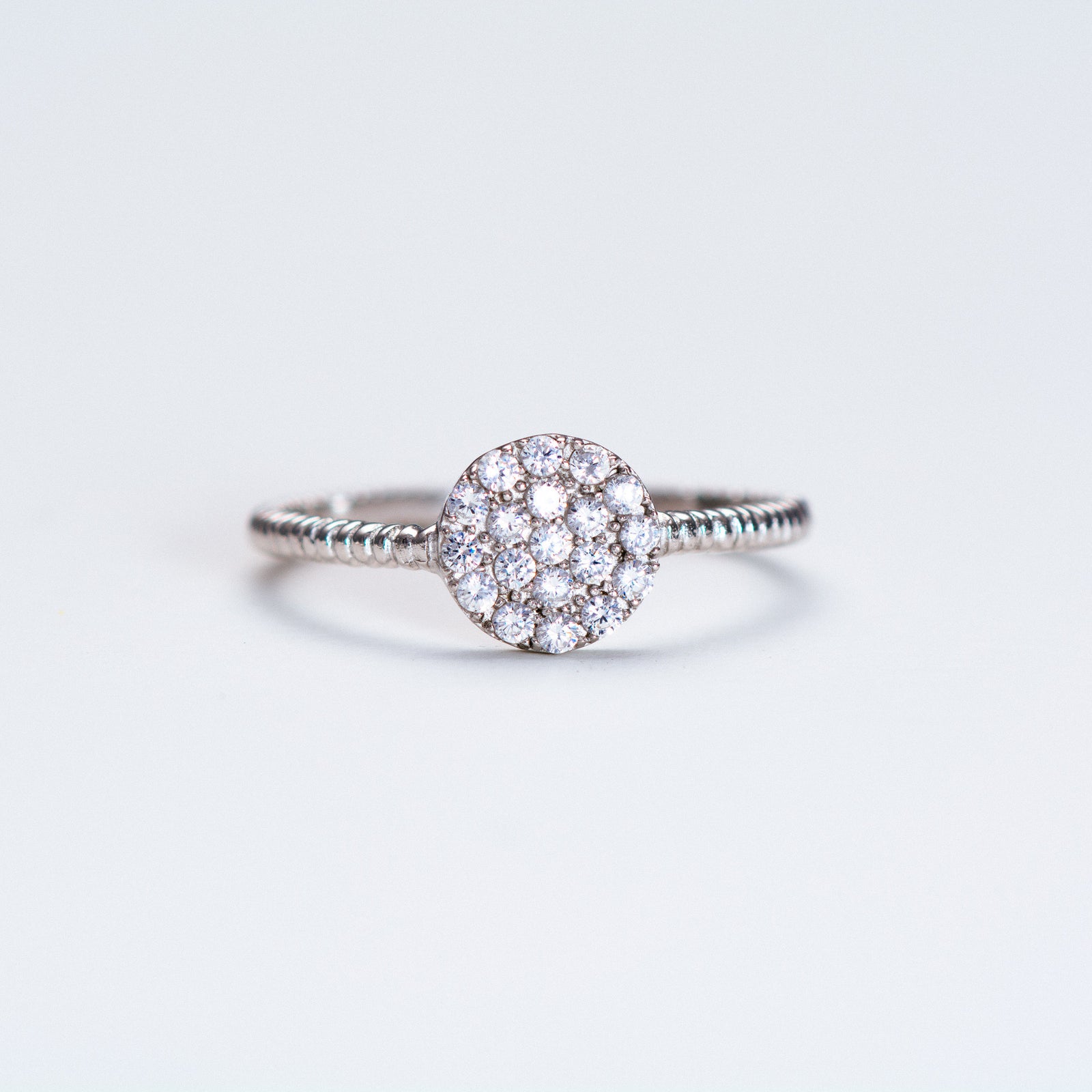 Round Pave Ring