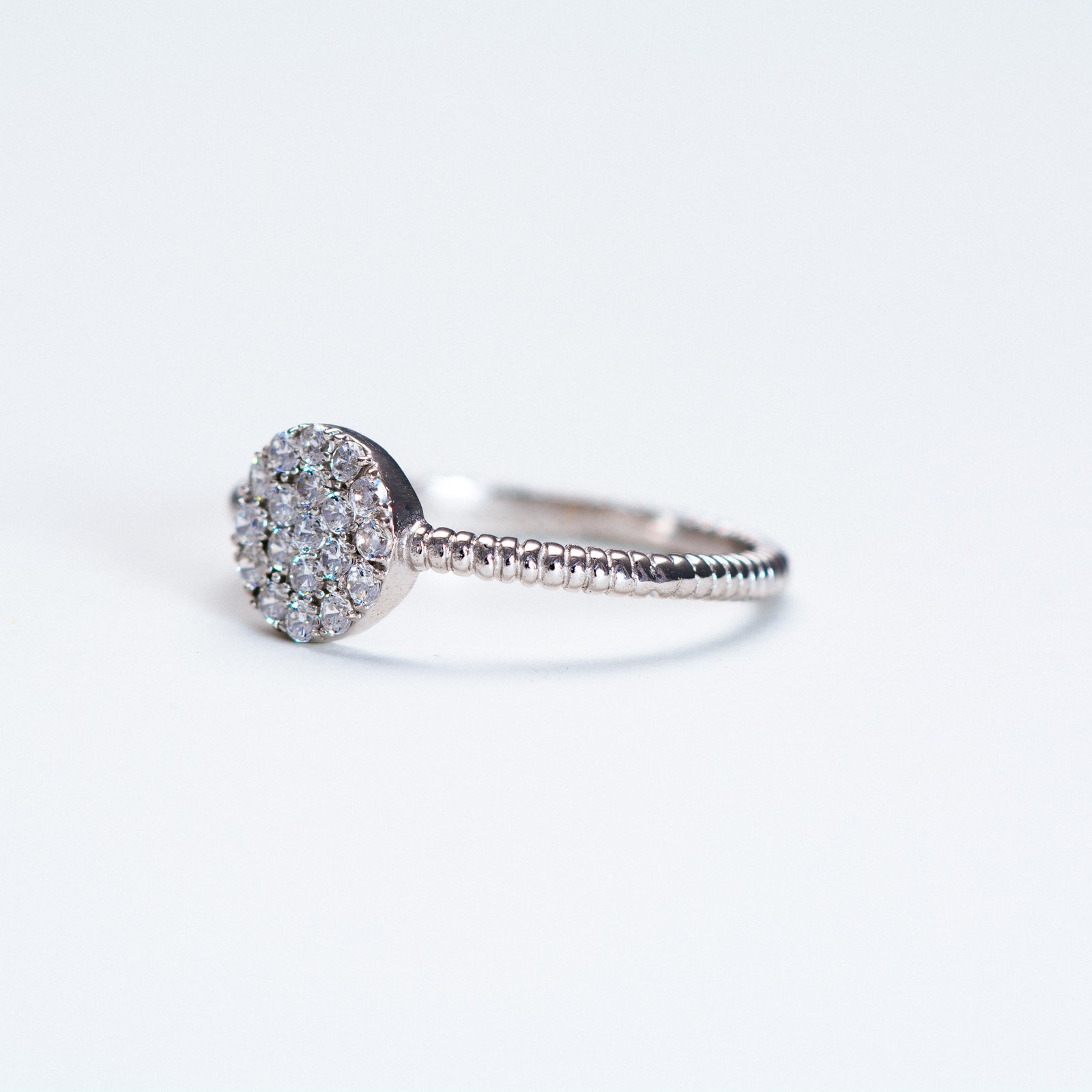 Round Pave Ring