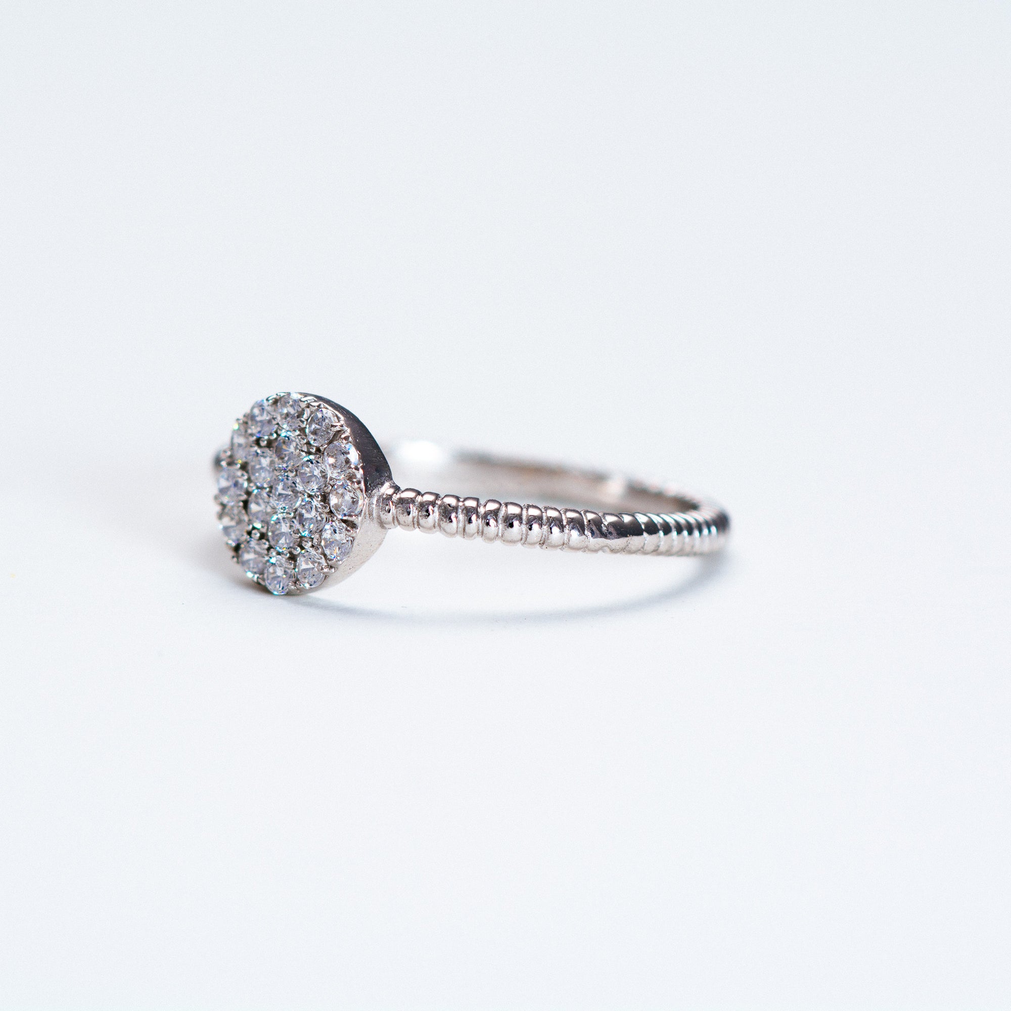 Round Pave Ring
