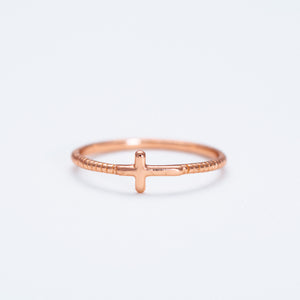 NSC - Plain Sideway Cross Ring